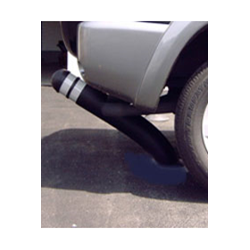 Pullert flex overkrbar til nedgravning - Sort 14 x 140 cm