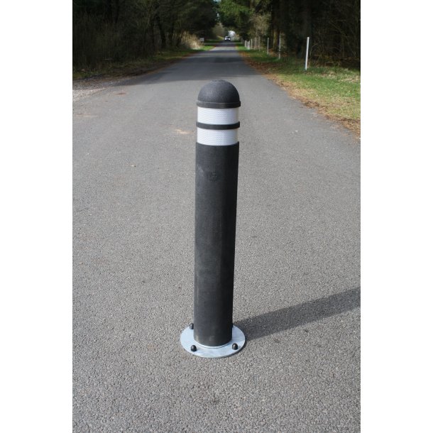 Pullert flex overkrbar til pboltning - Sort 14 cm x 90 cm