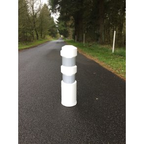 Pullert kunststof - hvid