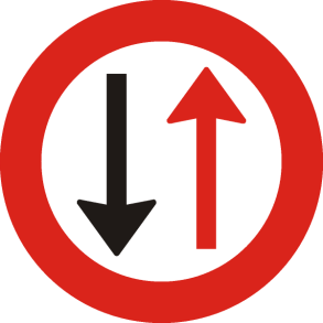 B18 - Hold tilbage for modkørende