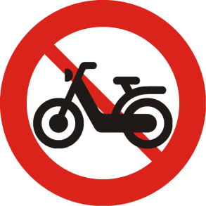 C25,2 - Lille knallert forbudt