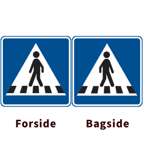 E17/E17,1 - Fodgængerfelt - dobbeltsidet