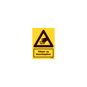 A356 - Klippe- og klemningsfare