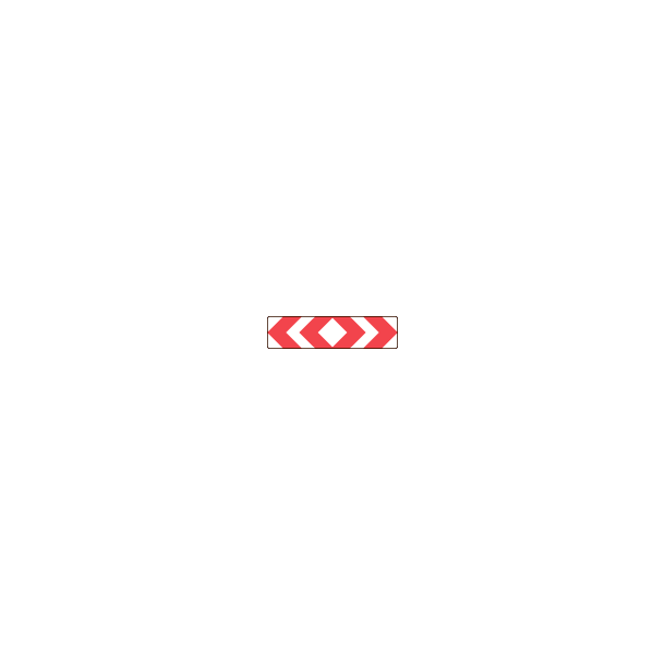 O42 - Retningspile - 050x250cm