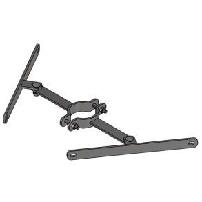 Stilbart beslag - hulafstand 280 mm