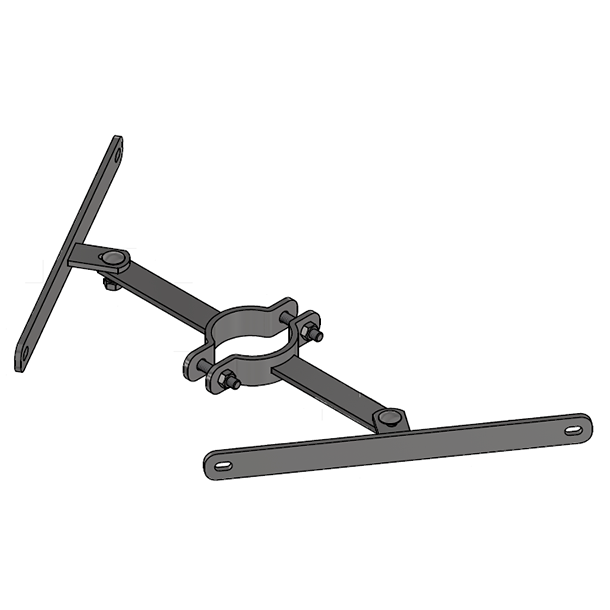 Stilbart beslag - hulafstand 280 mm
