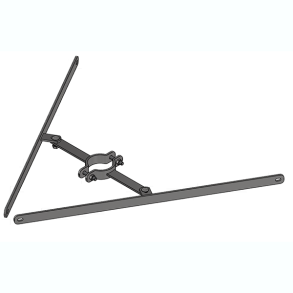 Stilbart beslag - hulafstand 650 mm