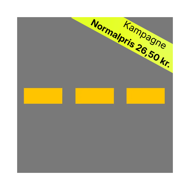  Premark� Stribe - 1000x100 mm - gul