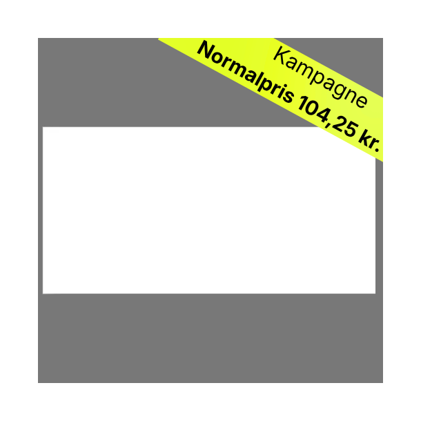 Premark� Stribe - 1000x500 mm - hvid