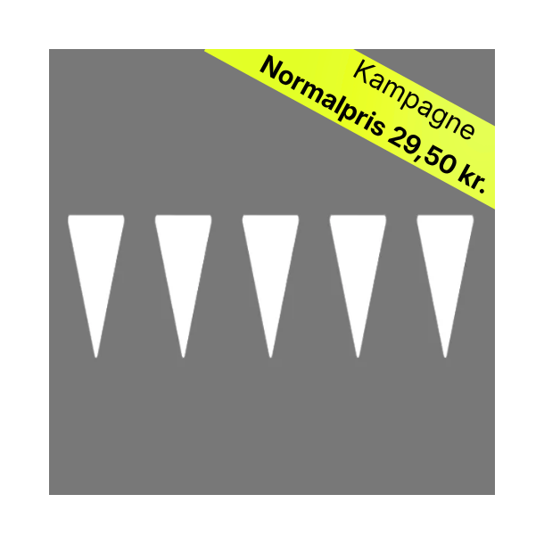 Premark� Hajtand - 500x600 mm - hvid
