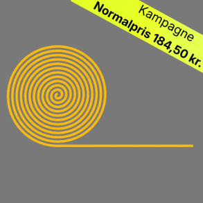 Premark� rulle - 5000x100 mm - gul 
