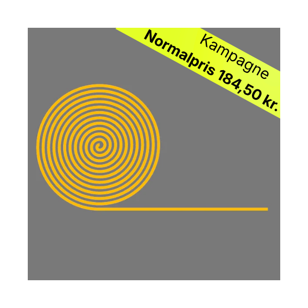 Premark� rulle - 5000x100 mm - gul 