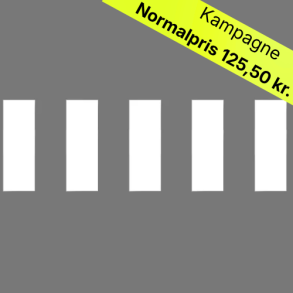 Premark� Fodg�ngerlinje H�jfriktion - 1000x500 mm - hvid
