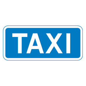 E32 - Taxiholdeplads - 25x40cm