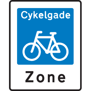 E47 - Cykelgade - 60x50cm