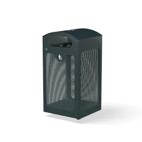 Tack affaldskurv 125 l, med askebgre