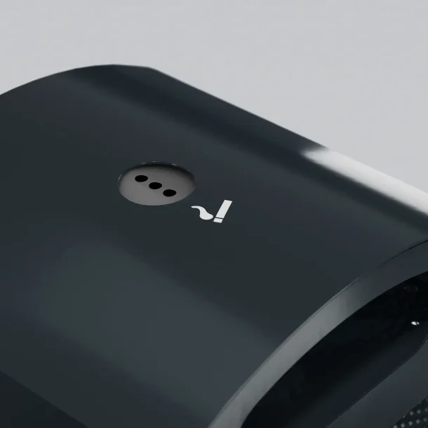 Tack affaldskurv 125 l, med askebgre