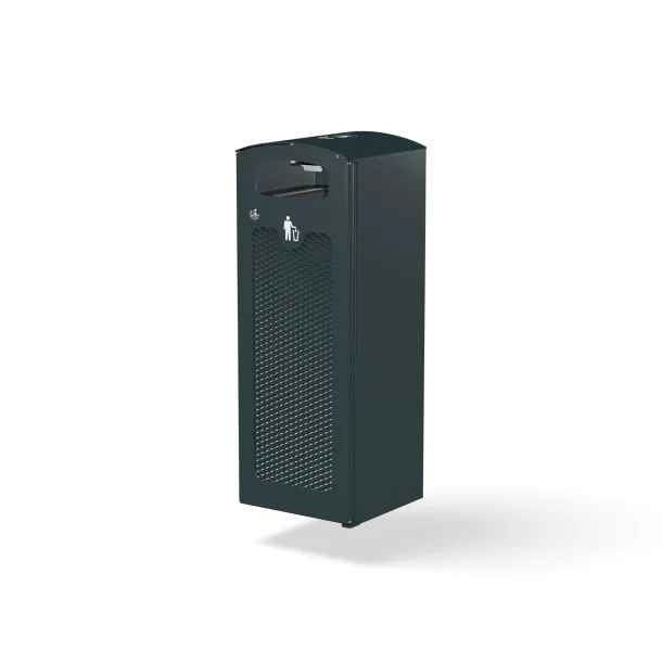 Tack affaldskurv 60 l, med askebgre