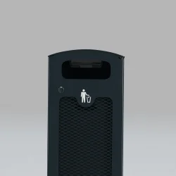 Tack affaldskurv 60 l, med askebgre