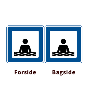 M35/M35 - Udendrs badested - dobbeltsidet - 50x50cm