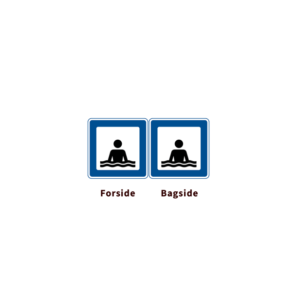 M35/M35 - Udendrs badested - dobbeltsidet - 50x50cm