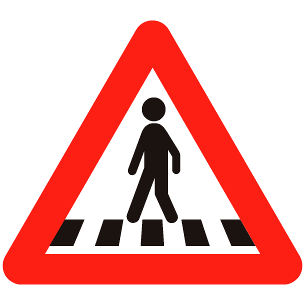 A17-V - Fodgngerfelt - retning venstre - 90cm