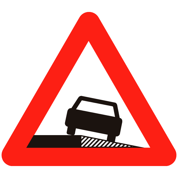 A35-V - Farlig rabat - 90cm