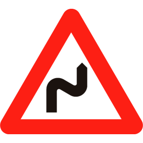 A42,1 - Flere sving, det f�rste til h�jre - 70cm