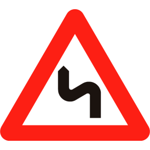 A42,2 - Flere sving, det f�rste til venstre - 70cm