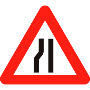 A43,2 - Indsn�vret vej i venstre side - 70cm