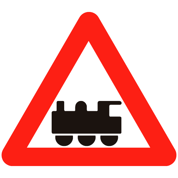 A72 - Jernbaneoverkrsel uden bomme - 90cm
