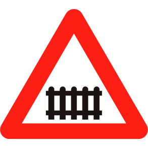 A73 - Jernbaneoverk�rsel med bomme - 70cm