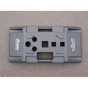 Skiltefod, universal 40X40/60X60 NS. 28 kg, m�l 790x390x130 mm                     