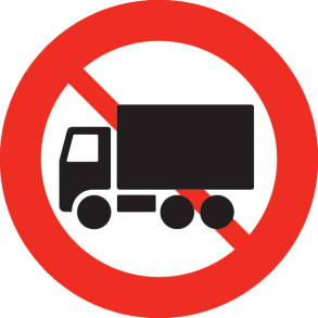 C23,1 - Lastbil forbudt