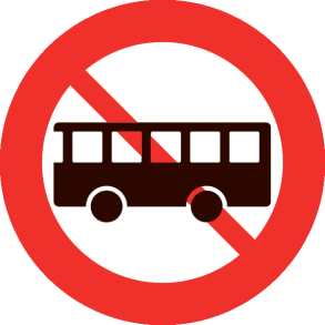 C23,2 - Bus forbudt