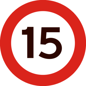 C55-15 - Lokal hastighedsbegrænsning