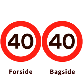 C55-40/C55-40 - Lokal hastighedsbegrænsning - dobbeltsidet