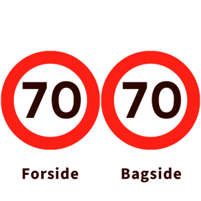 C55-70/C55-70 - Lokal hastighedsbegrænsning - dobbeltsidet