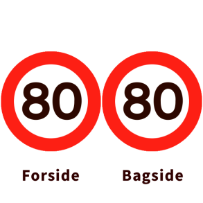 C55-80/C55-80 - Lokal hastighedsbegrænsning - dobbeltsidet