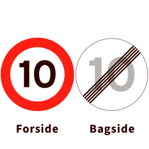 C55-10/C56-10 - Lokal hastighedsbegrænsning og ophør - dobbeltsidet