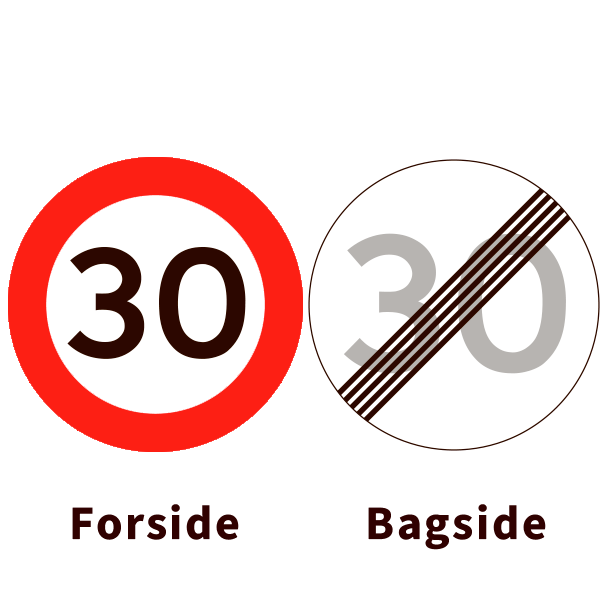 C55-30/C56-30 - Lokal hastighedsbegrnsning og ophr - dobbeltsidet - 70cm