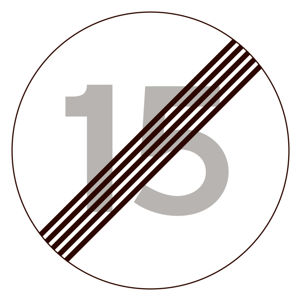 C56-15 - Ophr af lokal hastighedsbegrnsning - 50cm