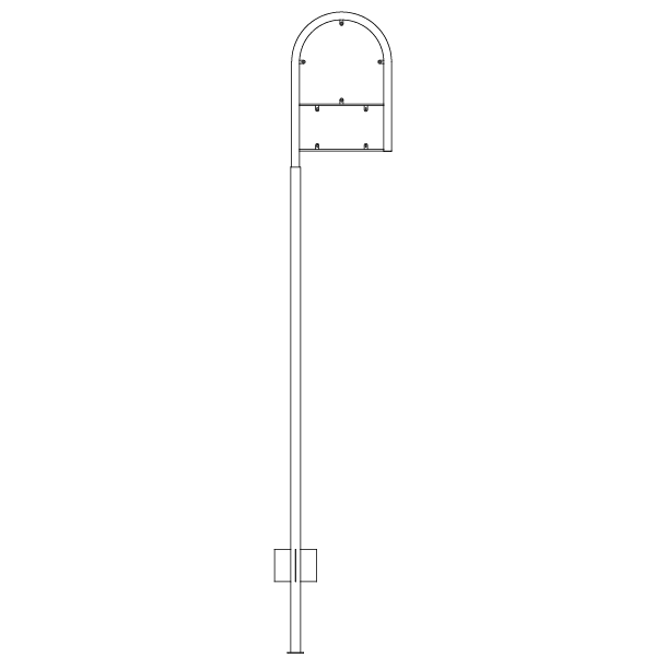 Buet stander 50+25x50 cm