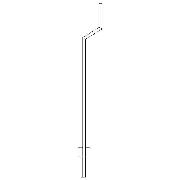 Stander forkr�bbet 70 cm