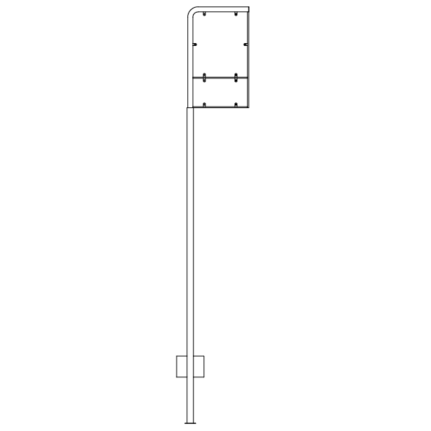 Galgestander 60x50+25x50 cm