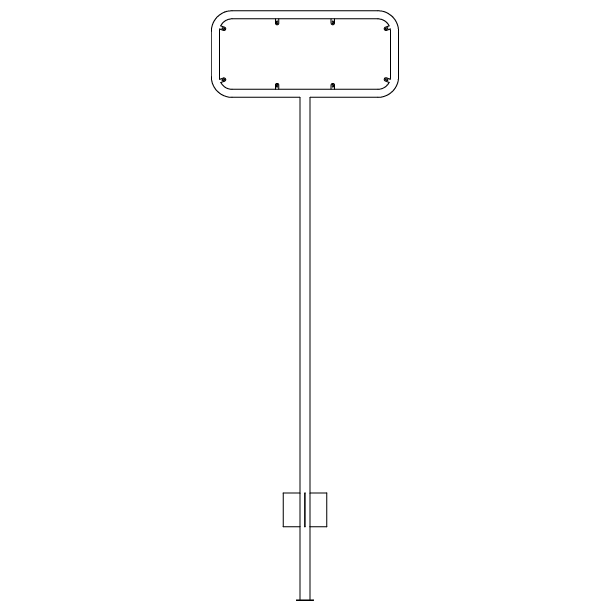 R�rrammestander 40x100 cm