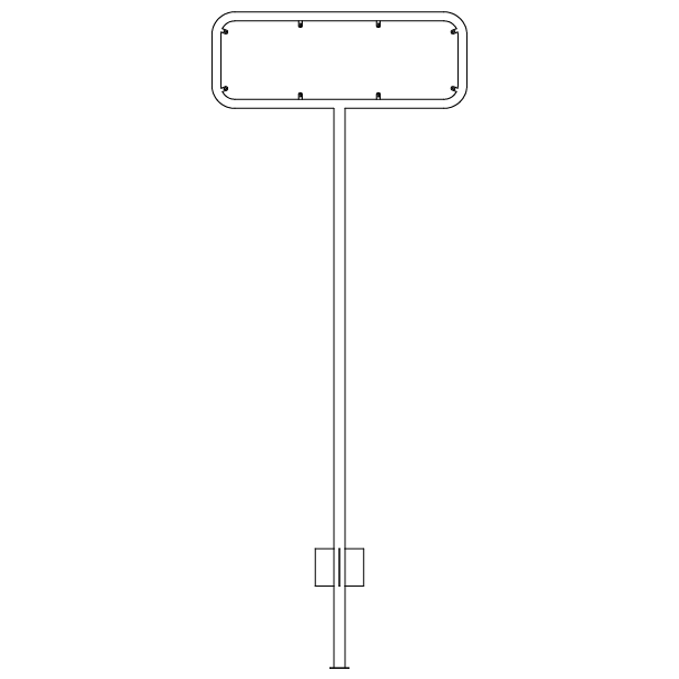 Rrrammestander 40x125 cm