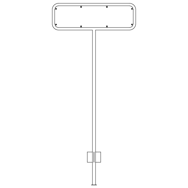 Rrrammestander 40x150 cm