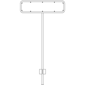 Rrrammestander 40x175 cm
