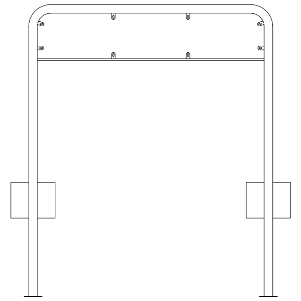 Galge lav 23,5x125 cm